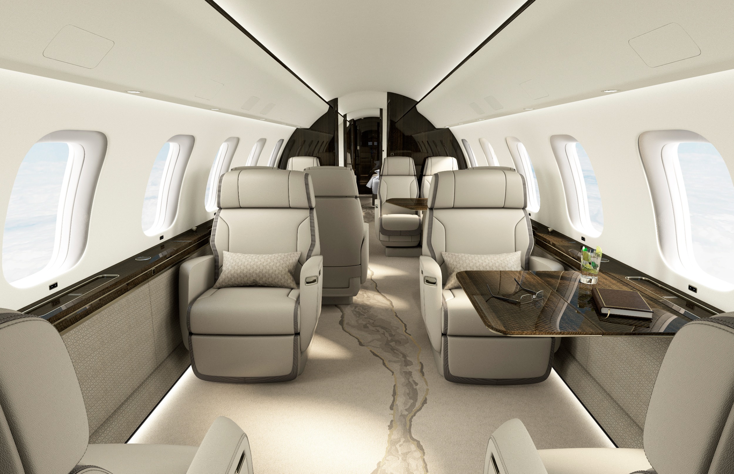 Global 8000 cabin