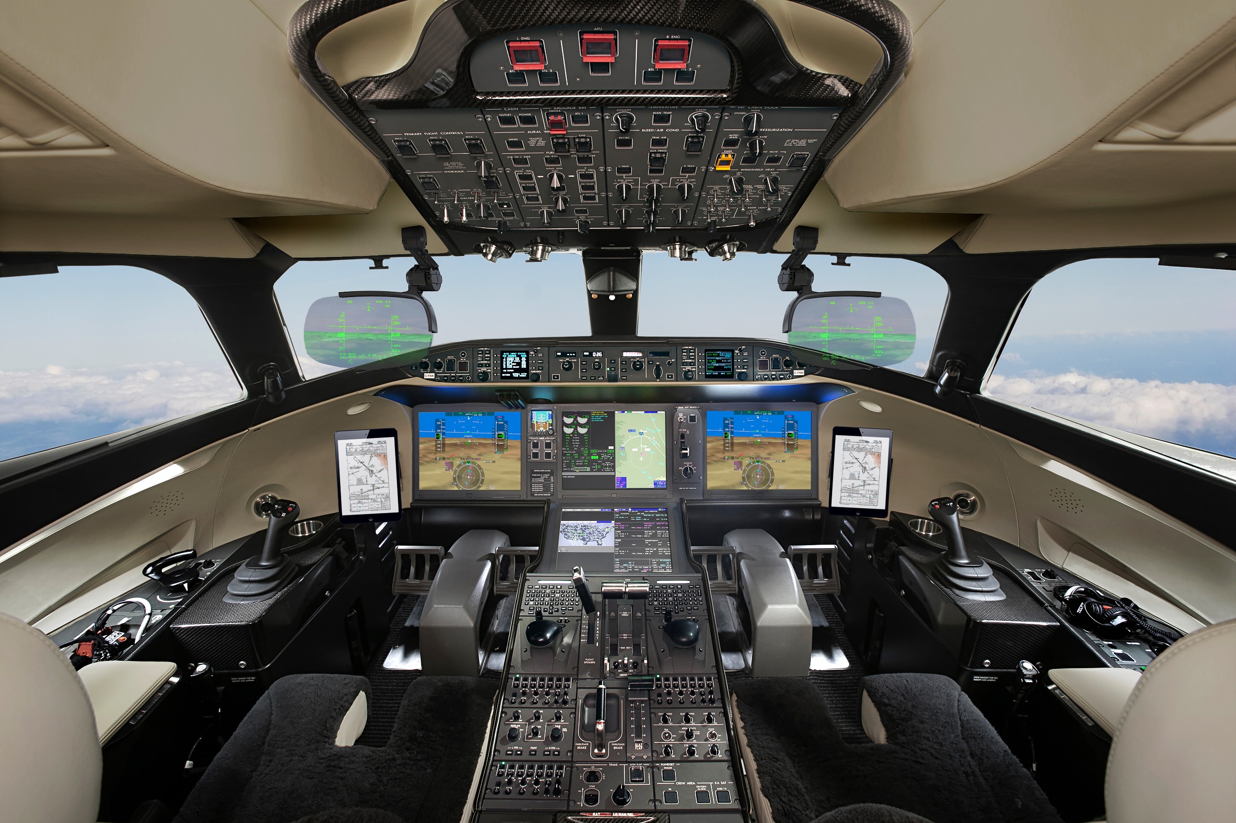 Global 8000 cockpit