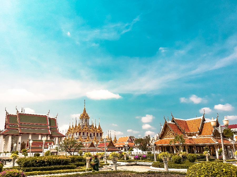 Pavillon de bien-être en bord de mer en Thaïlande, arrivée organisée en jet privé par IBC Aviation