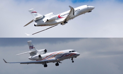 Comparaison Falcon 7X et Falcon 8X