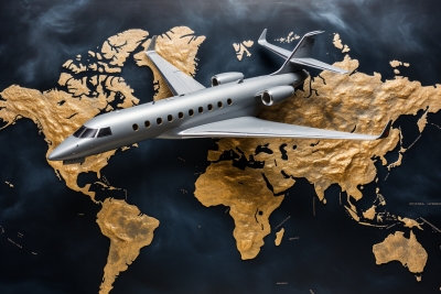 Private Jets &amp; Range by aircraft categories