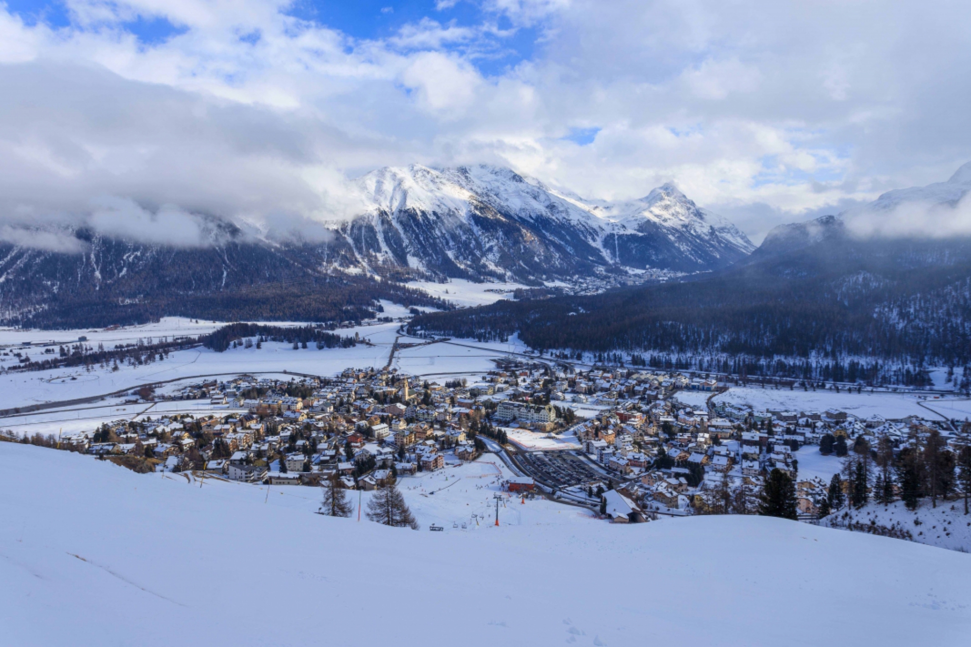 Saint-Moritz - Switzerland in private jet